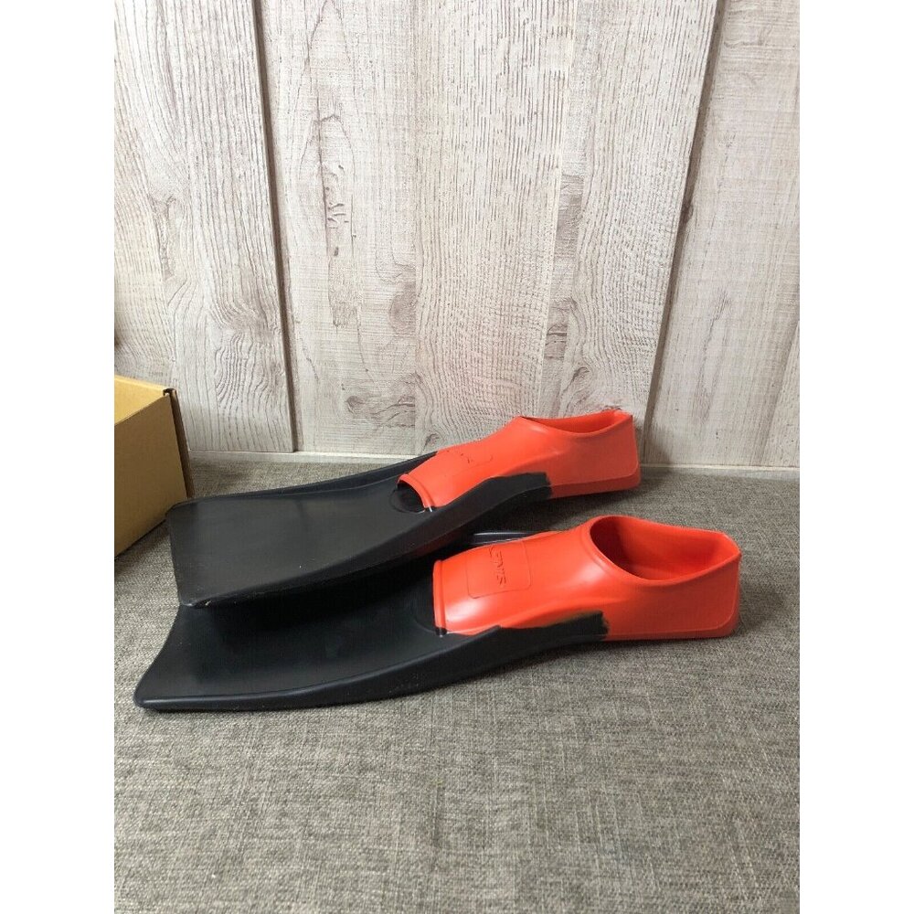 Finis Black Red Long Floating Fins for Swim Snorkeling Size Small Men 3-5 W 4-6 - Picture 3 of 6